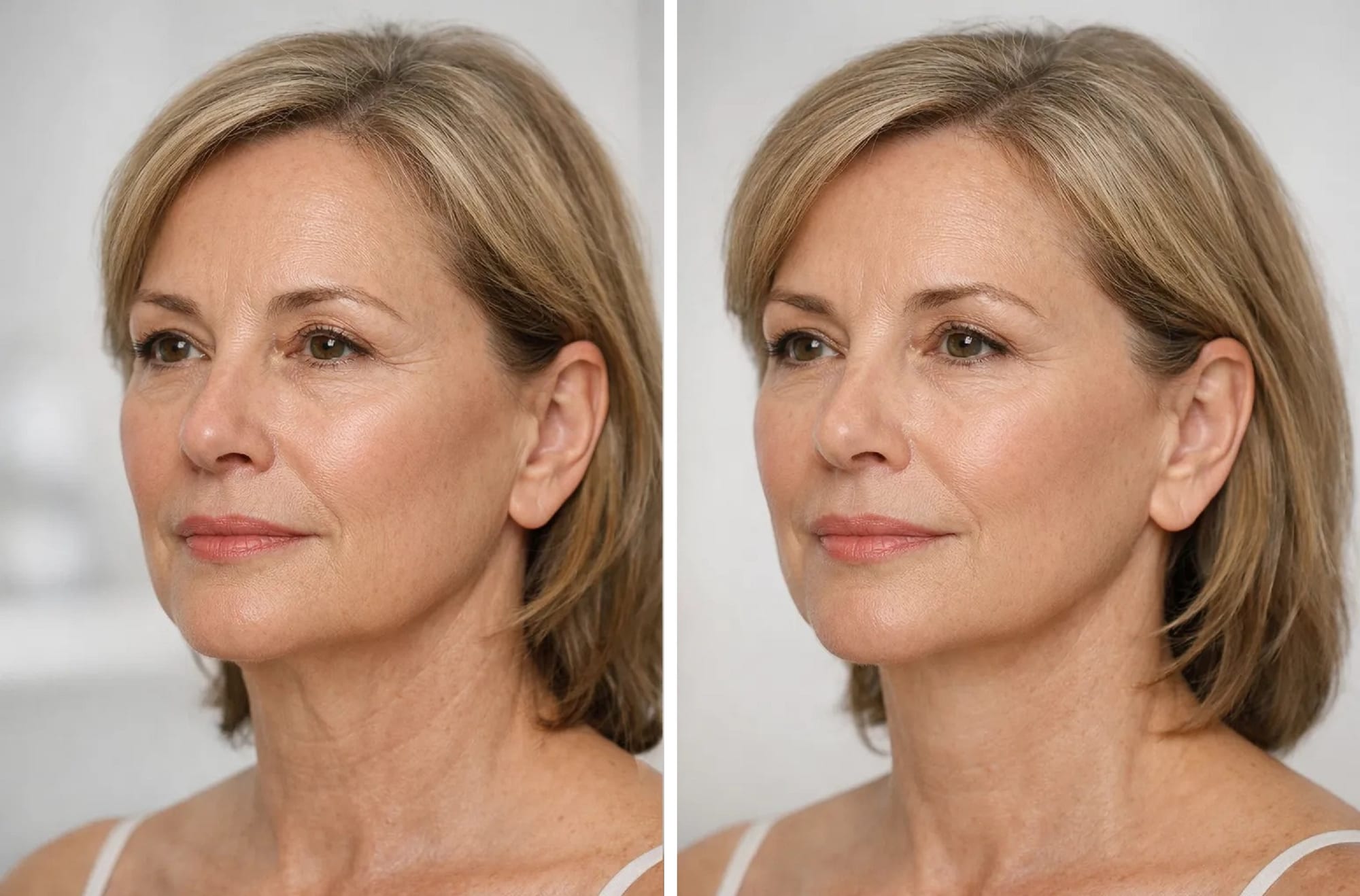 Lifting de cuello caso 3 — antes y después